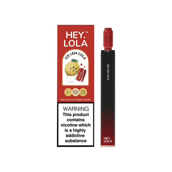 Hey Lola Disposable 600 Puffs | 5 for £20