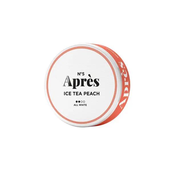 Après 8mg Ice Tea Peach Nicotine Snus Pouches 20 Pouches :: Short Dated Stock ::