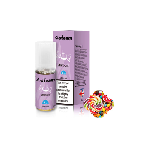 A Steam Fruit E Liquid 12mg 10ml