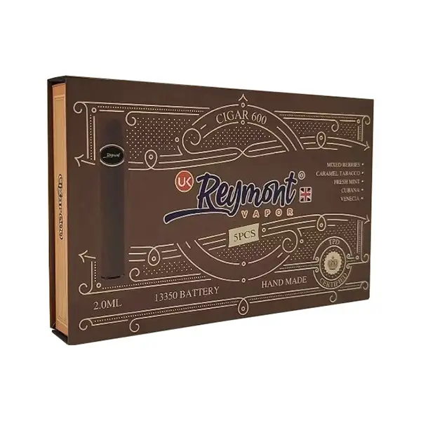 Reymont Cigars 600 Disposable Gift Box 5 pack