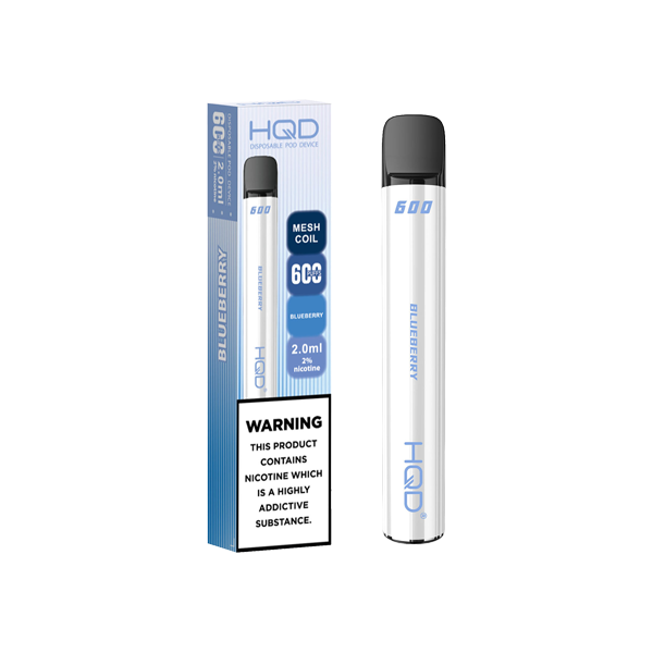 HQD 600 Disposable Vape 20mg | 5 in £20