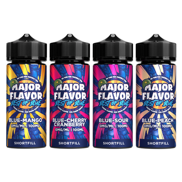 Major Flavour E Liquid Best Of Blue 100ml