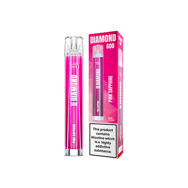 Vapes Bars Diamond 600 Disposable 600 Puffs | 5 for £20