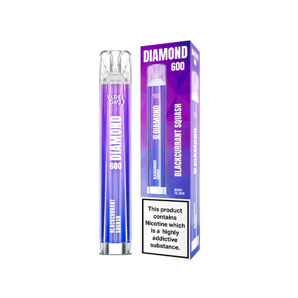 Vapes Bars Diamond 600 Disposable 600 Puffs | 5 for £20