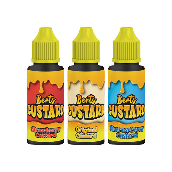 Berts Custard E Liquid Kingston 100ml