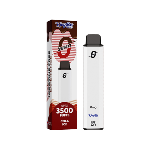 Kingston Zero Disposable 3500 Puffs | Pack of 10 | Nicotine Free