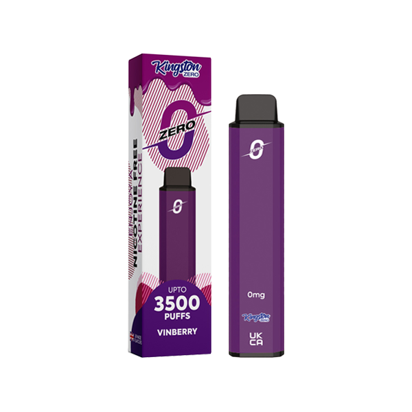 Kingston Zero Disposable 3500 Puffs | Pack of 10 | Nicotine Free