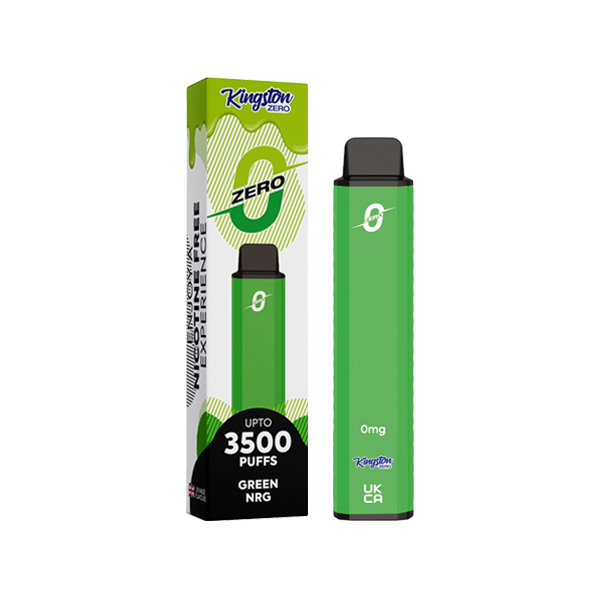 Kingston Zero Disposable 3500 Puffs | Pack of 10 | Nicotine Free