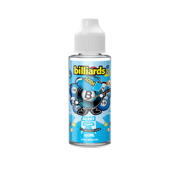 Billiards Soda Range 0mg 100ml Shortfill (70VG/30PG)