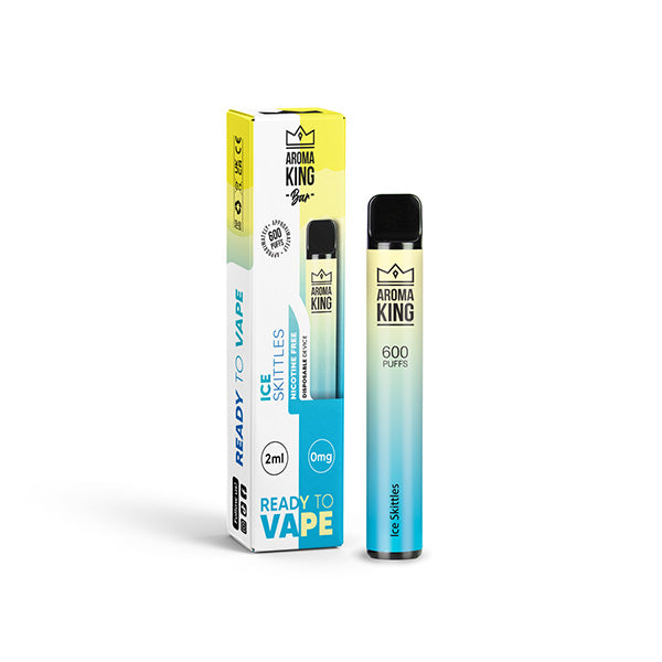 Aroma King Bar 600 Puffs Disposable Vape | Nicotine FREE