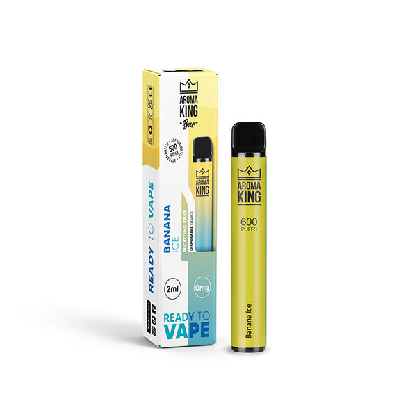 Aroma King Bar 600 Puffs Disposable Vape | Nicotine FREE