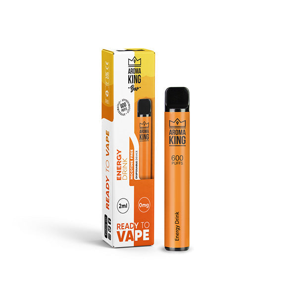 Aroma King Bar 600 Puffs Disposable Vape | Nicotine FREE