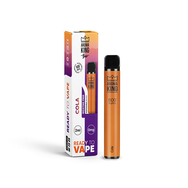 Aroma King Bar 600 Puffs Disposable Vape | Nicotine FREE