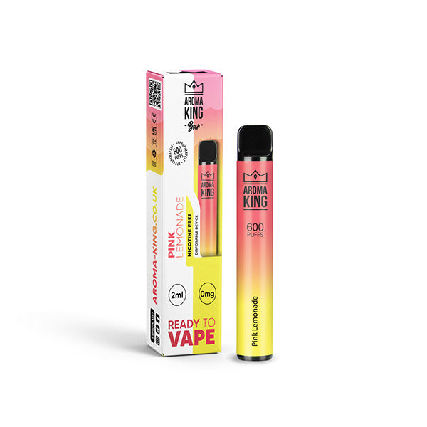 Aroma King Bar 600 Puffs Disposable Vape | Nicotine FREE