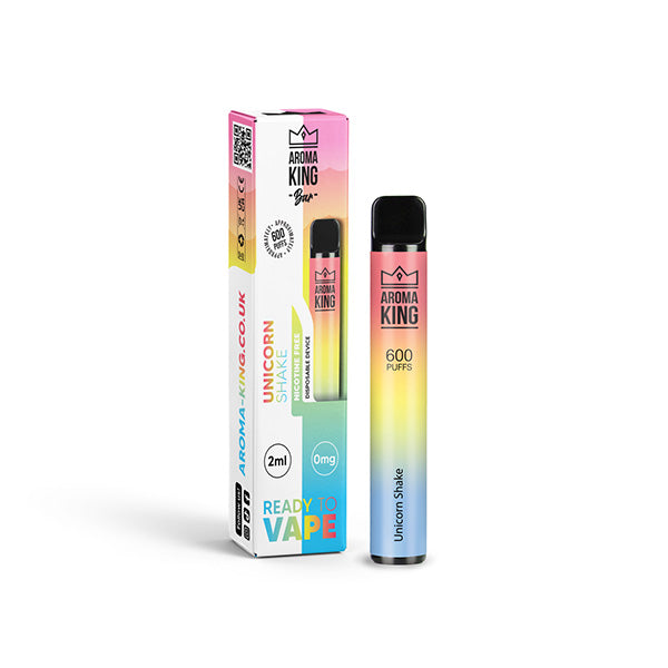 Aroma King Bar 600 Puffs Disposable Vape | Nicotine FREE