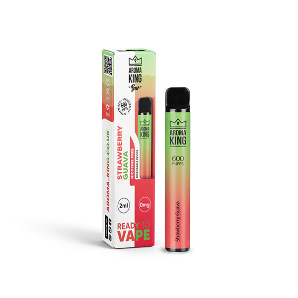 Aroma King Bar 600 Puffs Disposable Vape | Nicotine FREE