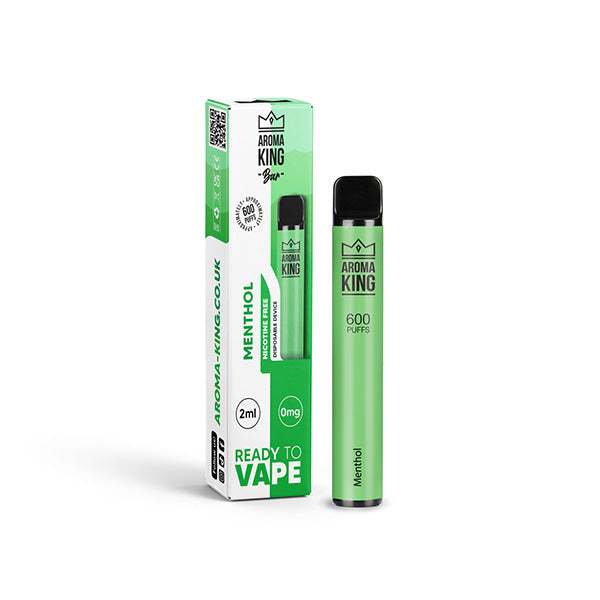 Aroma King Bar 600 Puffs Disposable Vape | Nicotine FREE