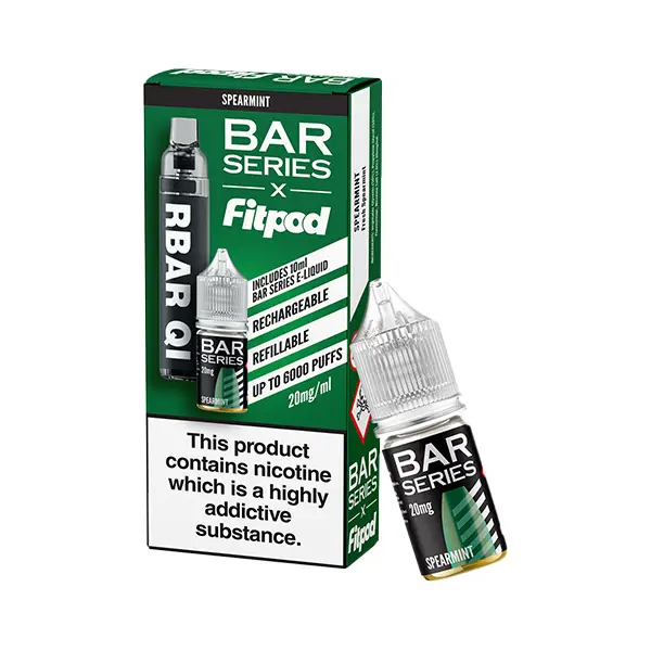 Bar Series x Fitpod 6000 Puffs Disposable Vape & 10ml Nic Salt -