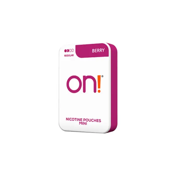 On! Mini Regular Berry Nicotine Pouches 3mg - 20 Pouches