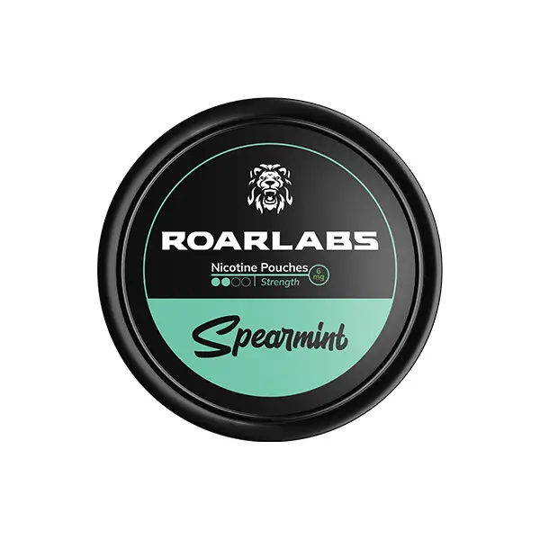 6mg Roar Labs Spearmint Nicotine Pouches - 20 Pouches