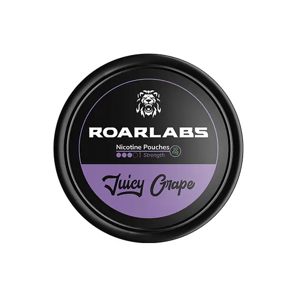 Roar Labs Juicy Grape Nicotine Pouch 10mg - 20 Pouches