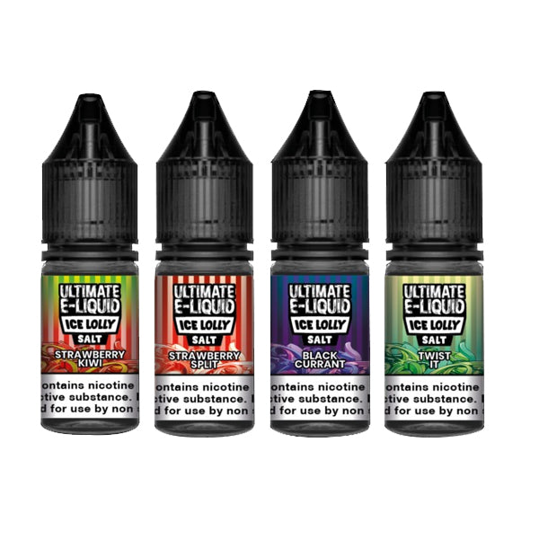 Ultimate E liquid Ice Lolly Nic Salts 10mg 10ml