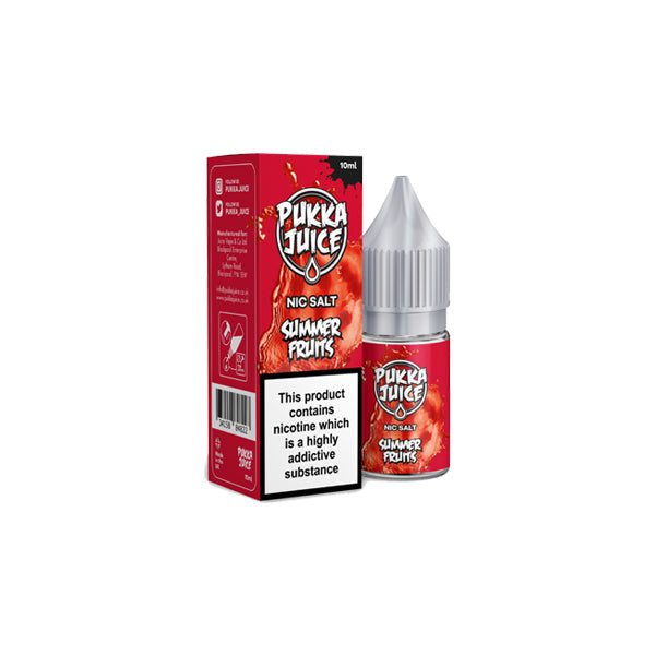 Pukka Juice Nic Salt 20mg 10ml